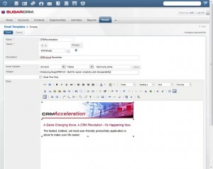 SugarCRM Email Marketing